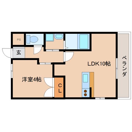 東静岡駅 徒歩16分 1階の物件間取画像